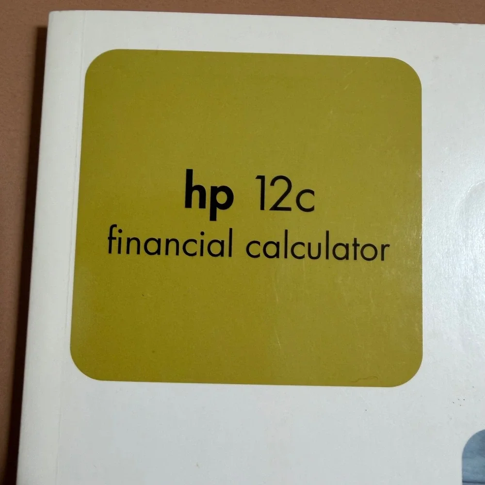HP 12c Financial Calculator with Case and User Guide Hewlett Packard RPN